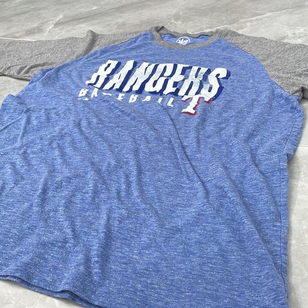 Women's ‘47 MLB Texas Rangers Baseball Short Sleeve Shirt Large - Picture 9 of 15